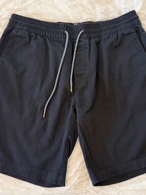 Volcom Navy blue Elastic Waist Drawstring Shorts